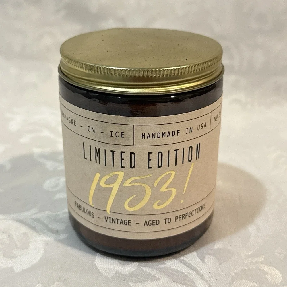 Limited Edition 1956' Soy Candle, w/Champagne on Ice Soy & SASS 7.2 Oz